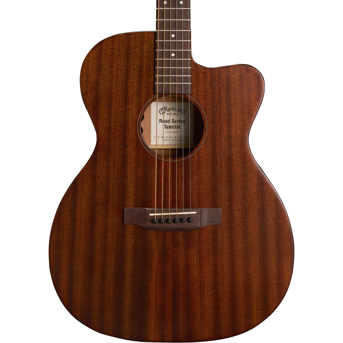 Martin 000C-10E Acoustic Electric Guitar - Natural Satin Sapele