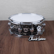 DW 5.5 x 14-Inch Collector's 333 Maple Snare Drum - Black Oyster Glass