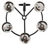 Tycoon Hi-Hat Tambourine with Steel Jingles