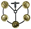 Tycoon Hi-Hat Tambourine with Brass Jingles