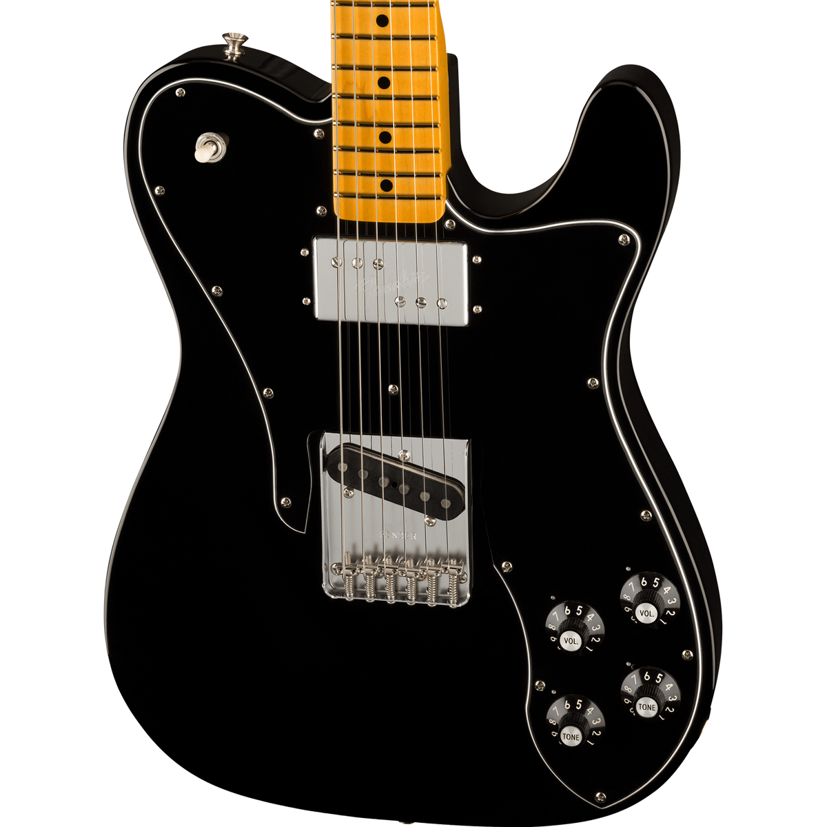 Fender American Vintage II 1977 Telecaster® Custom Electric Guitar, Black