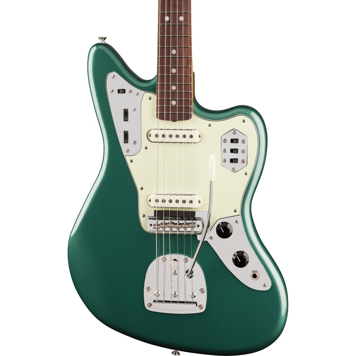 Fender Vintera III Mid '60s Jaguar Electric Guitar - Rosewood Fingerboard, Sherwood Green Metallic