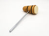 Low Boy Felt Daddy Beater - Natural with Black Stripes