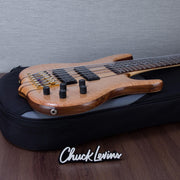 Ken Smith BT-6WTVE White Tiger 4A-Top Electric Bass Guitar - #6WTVE7081TP26