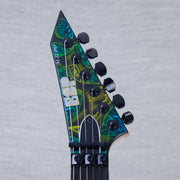 ESP USA M-II DX Electric Guitar - Psychedelic Flame - #US25146