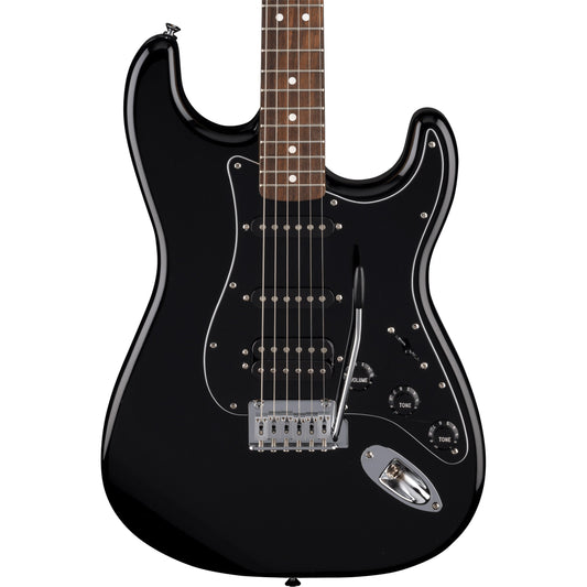 Fender Standard Stratocaster HSS - Laurel Fingerboard, Black Pickguard, Black