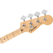 Fender Standard Jazz Bass - Maple Fingerboard, White Pickguard, Aqua Marine Metallic