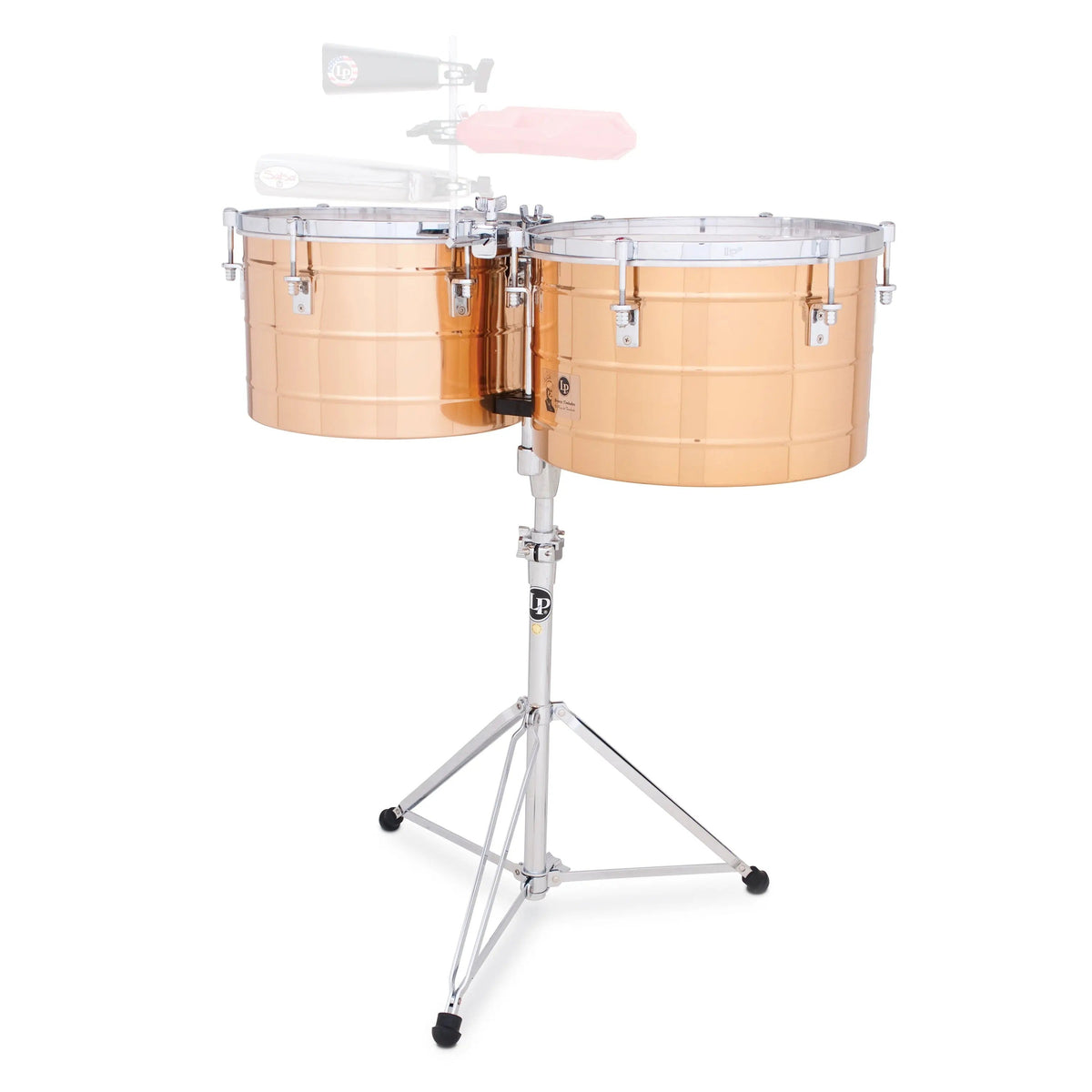 Latin Percussion 15-Inch and 16-Inch Tito Puente Thunder Timbales - Bronze
