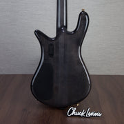 Spector Euro 4 LT Spalted Maple Bass Guitar - Fire Red Burst - CHUCKSCLUSIVE - #]C121SN 21111