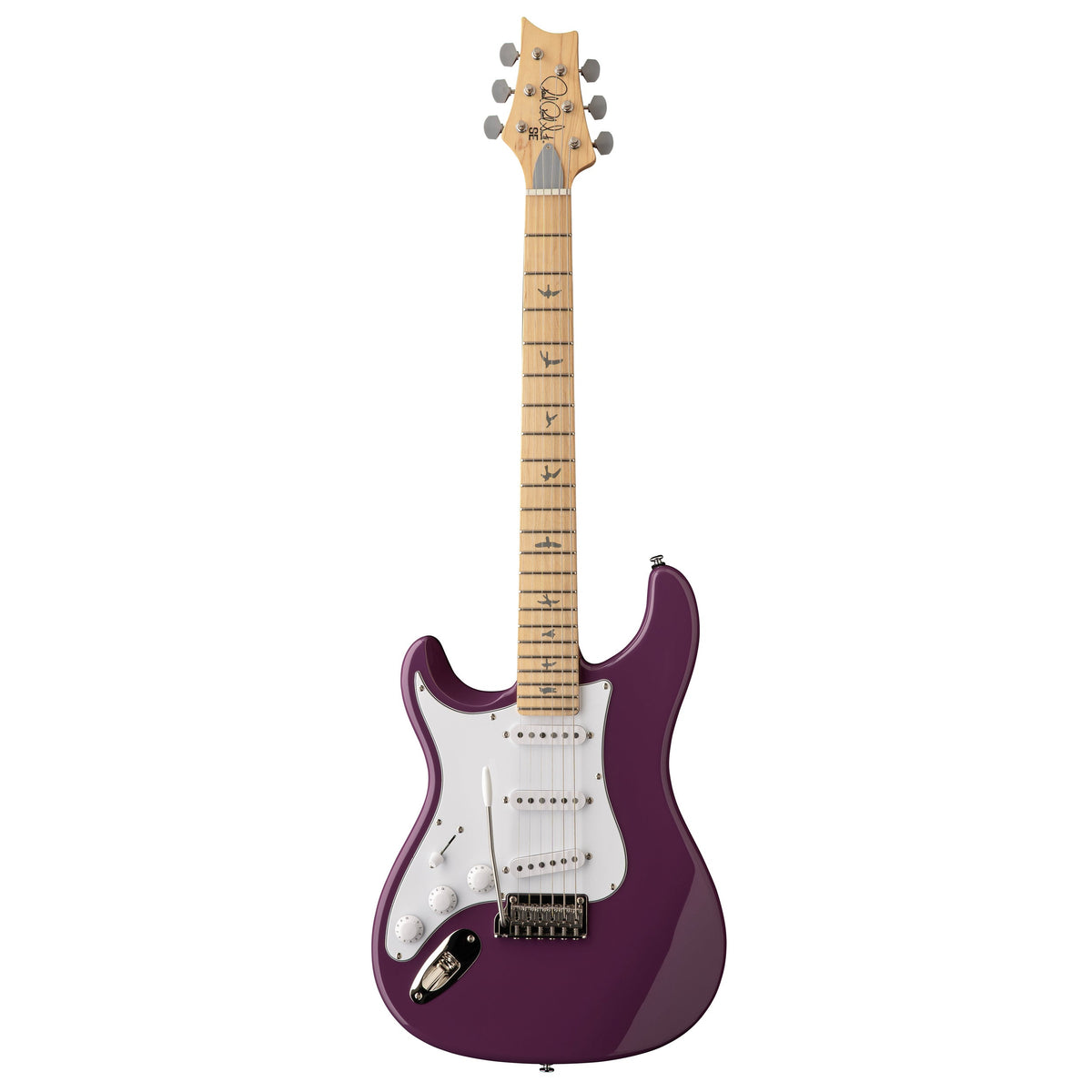 PRS SE John Mayer Silver Sky "Lefty" Electric Guitar, Maple Fingerboard - Summit Purple - 2024