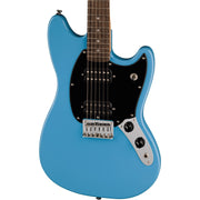 Squier Sonic Mustang HH, Laurel Fingerboard, Black Pickguard, California Blue