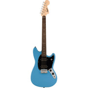 Squier Sonic Mustang HH, Laurel Fingerboard, Black Pickguard, California Blue