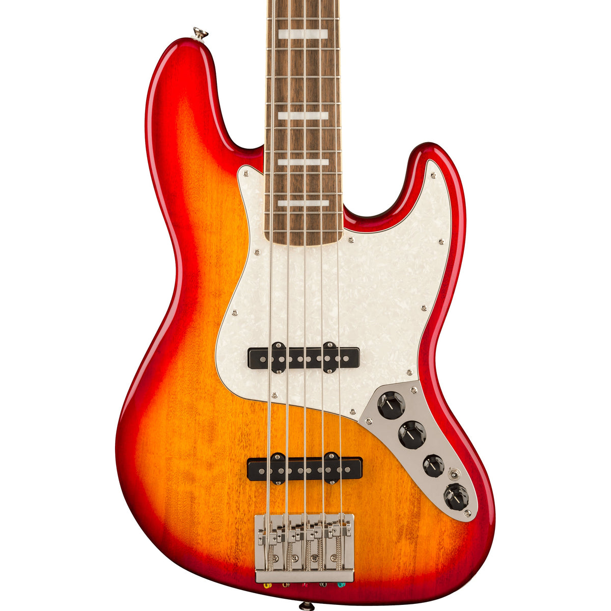 Squier Classic Vibe Active '70s Jazz Bass V -Laurel Fingerboard, Sienna Sunburst
