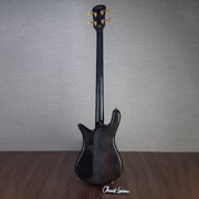 Spector Euro 4 LT Spalted Maple Bass Guitar - Fire Red Burst - CHUCKSCLUSIVE - #]C121SN 21112