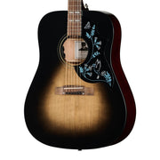 Epiphone Eric Church Hummingbird Dark Signature Acoustic Electric Guitar - Cobra Burst