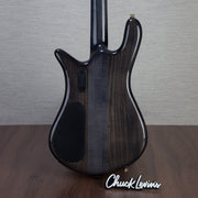 Spector Euro 4 LT Spalted Maple Bass Guitar - Fire Red Burst - CHUCKSCLUSIVE - #]C121SN 21112