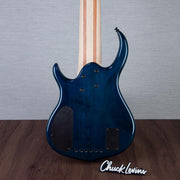 Sire M7-6 Fretless 6-String Bass Guitar - Transparent Blue