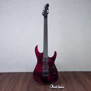 ESP USA M-II FR Electric Guitar - Blood Splatter - #US25150