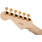 Charvel Pro-Mod DK24 HH FR M Mahogany With Quilt Maple Electric Guitar - Dark Amber