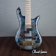 Spector Euro 5 LT 5-String Bass Guitar - Exotic Poplar Burl Blue Fade - CHUCKSCLUSIVE - #]C121SN 21050