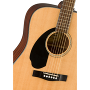 Fender CD-60S Left Handed Acoustic Guitar - Walnut Fingerboard, Natural