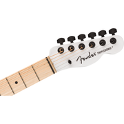 Fender Jack White Triplesonic Acoustasonic Telecaster - Satin Arctic White w/ Black Top