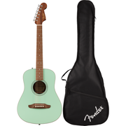 Fender California Standard Redondo Mini Acoustic Guitar - Spruce Top, Surf Green