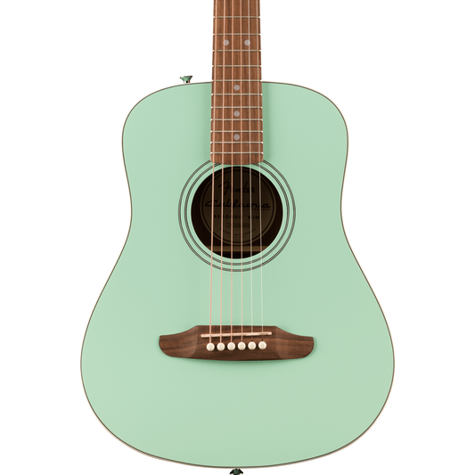 Fender California Standard Redondo Mini Acoustic Guitar - Spruce Top, Surf Green