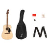 Fender California Standard Redondo Pack - Spruce Top, Black Pickguard, Natural
