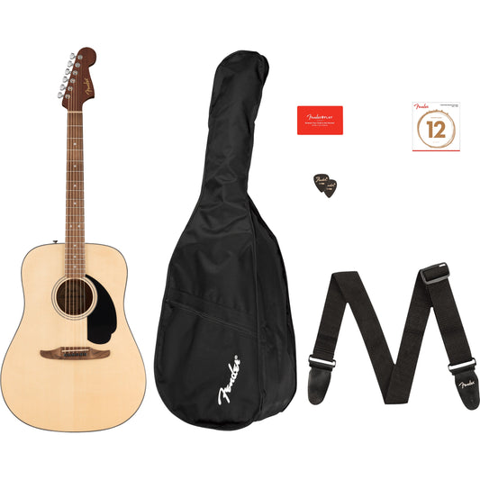 Fender California Standard Redondo Pack - Spruce Top, Black Pickguard, Natural