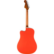 Fender California Standard Redondo CE Acoustic/Electric - Ivory Pickguard, Fiesta Red