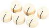 Pure Vintage Radio Amplifier Knobs - Cream