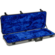 Fender Deluxe Molded Stratocaster/Telecaster Case in Silver/Blue