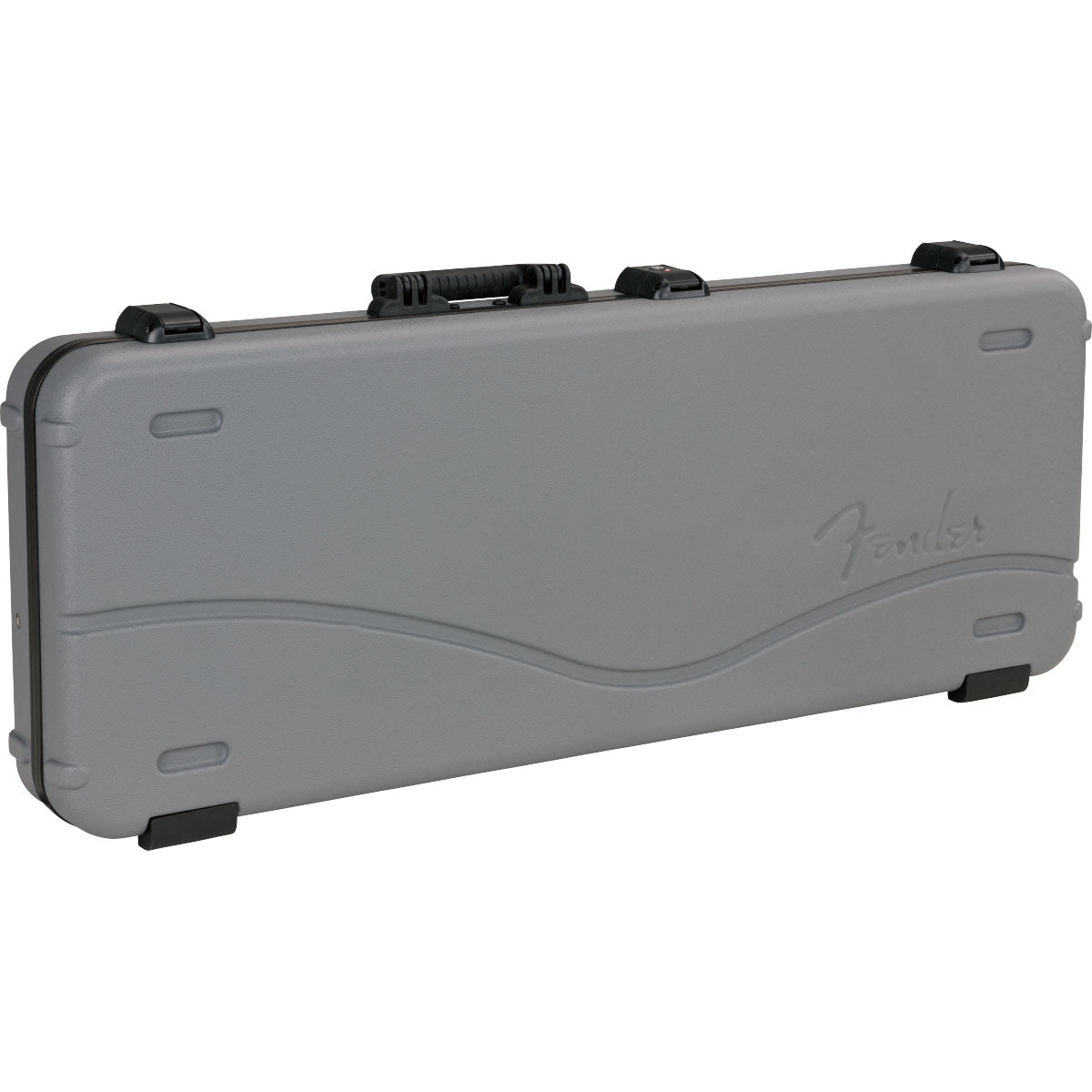 Fender Deluxe Molded Stratocaster/Telecaster Case in Silver/Blue