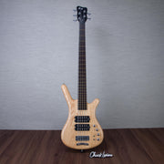 Warwick Pro Series Corvette 5-String Electric Bass Guitar - Natural Transparent Satin - #GPS A 010893-23