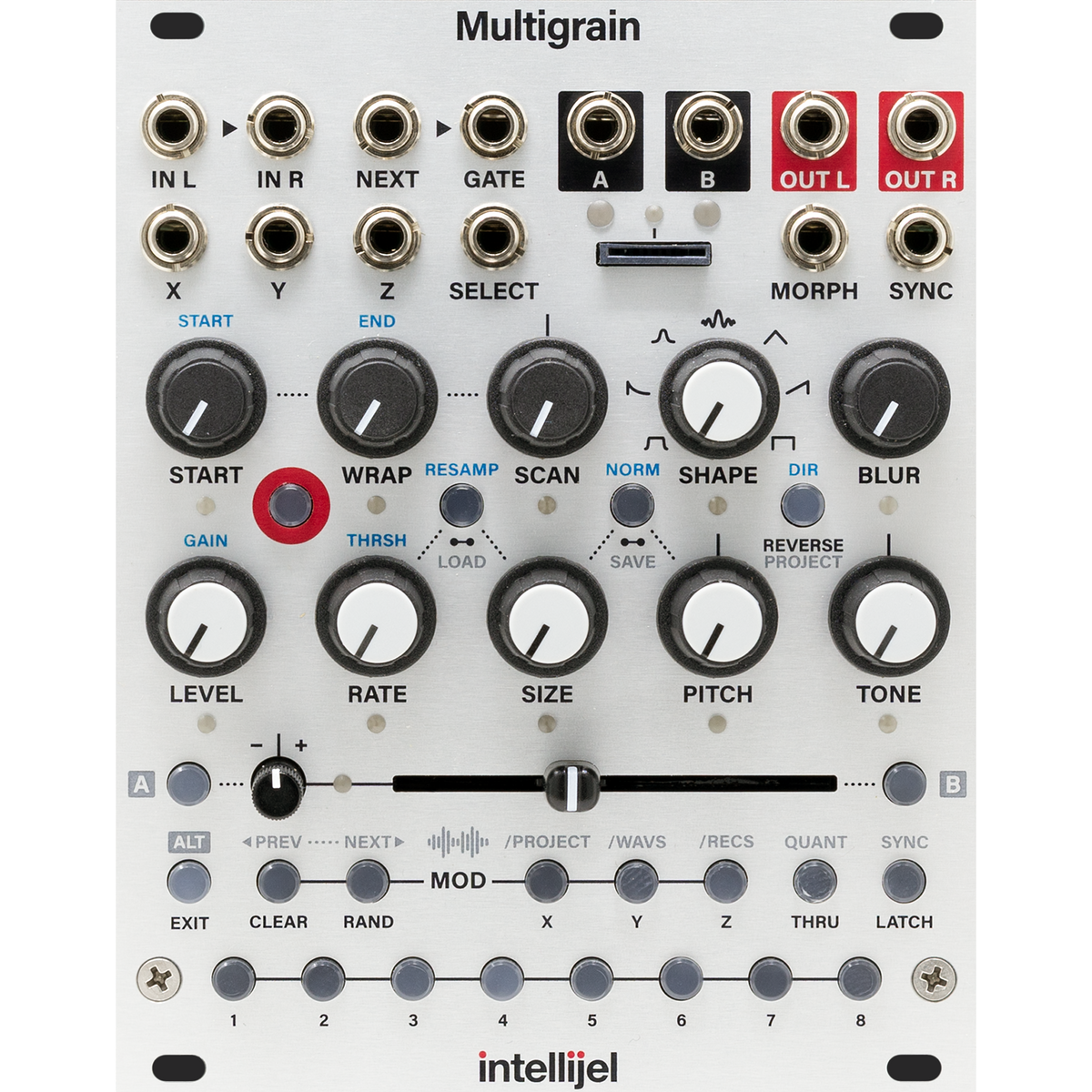 Intellijel Multigrain 3U Stereo Granular Synthesizer