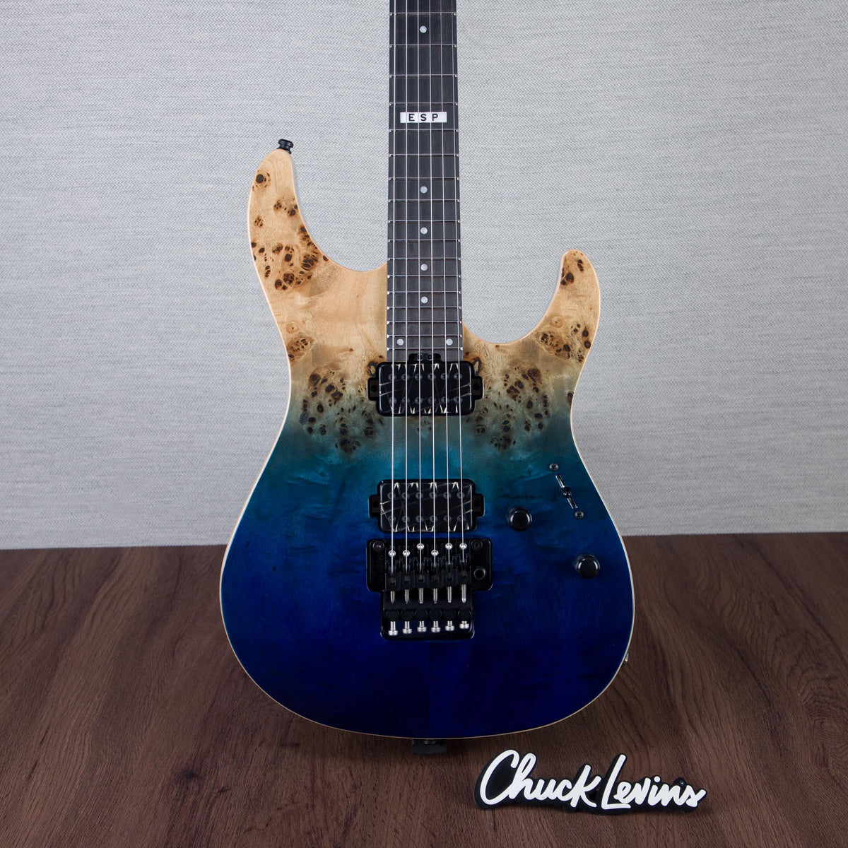 ESP E-II SN-II Electric Guitar - Blue Natural Fade - #ES5490243