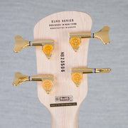 Spector Euro 4 LT Solid Korina Wings Electric Bass Guitar - Natural Satin - CHUCKSCLUSIVE - #NB23506