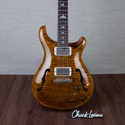 PRS Hollowbody II Piezo 10-Top Hollowbody Electric Guitar - Black Gold Wraparound Burst - #250409217