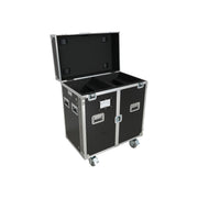ProX XS-MH30WASHX2W for Two Moving Head Fixtures ATA Flight Style Road Case with Casters