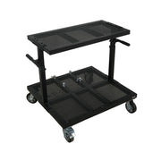 ProX X-BeatWagon Professional Mobile DJ Rolling Workstation with Adjustable Shelf