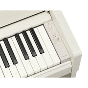 Yamaha Arius YDPS36WB Upright Digital Piano Keyboard - White Birch