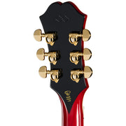 Epiphone Masterbuilt Gem Archer Sheraton Singature Semi-Hollow Electric Guitar - Cherry Red