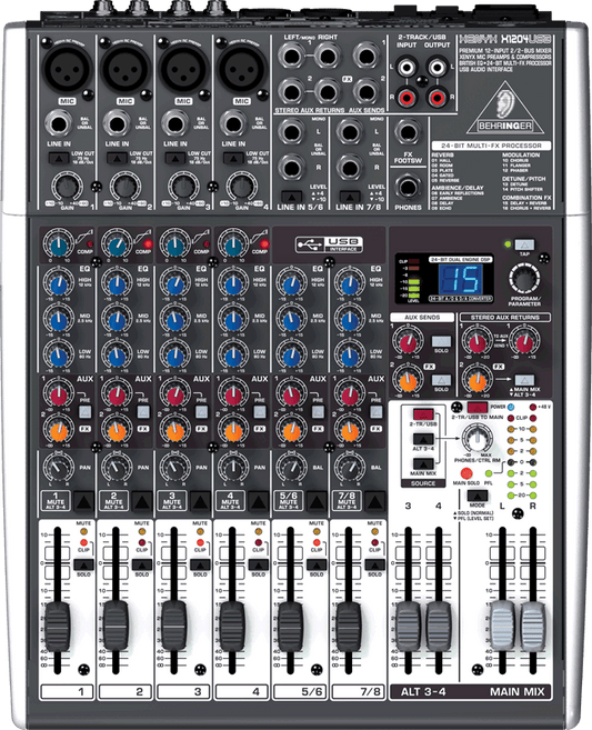 Behringer Xenyx X1204 Usb Mixer With Effects
