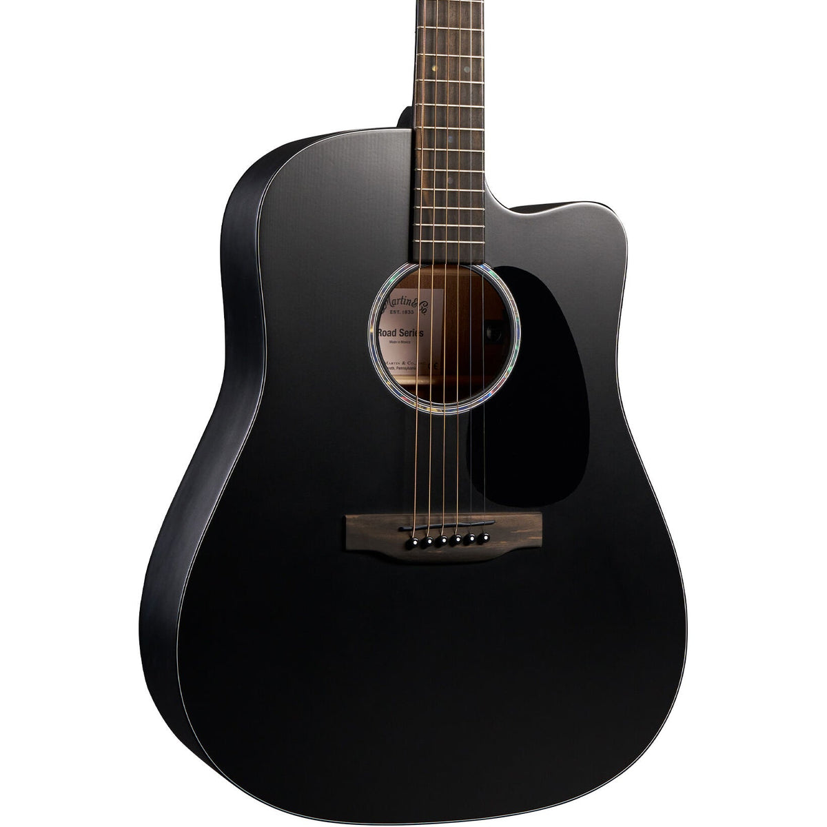 Martin DC-10E Modern Road Series Acoustic Electric Guitar - Black