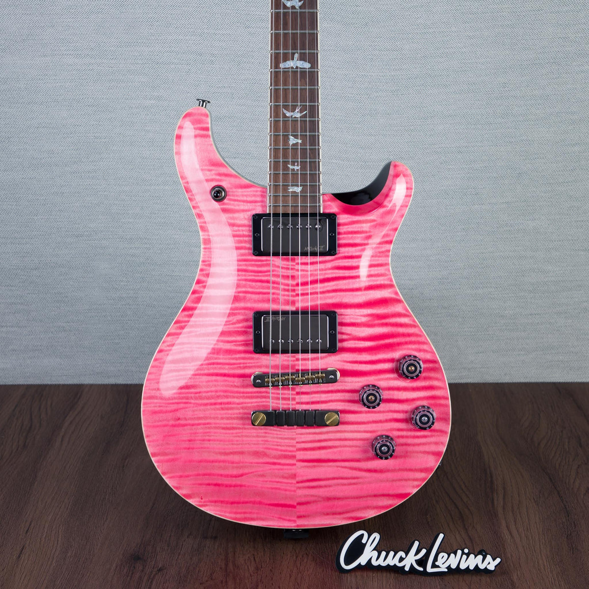 PRS McCarty 594 Electric Guitar - Bonnie Pink With Black Back - #250379536