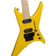 Jackson Pro Series Signature Dave Davidson Warrior WR7 Electric Guitar - Ferrari Yellow