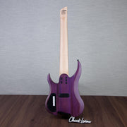 Legator Ghost Super Shred Multiscale 8-String Electric Guitar - Satin Purple Flame - #IM25060592