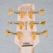 Spector Euro 6 LT Solid Korina Wings 6-String Electric Bass Guitar - Natural Satin - CHUCKSCLUSIVE - #NB23482