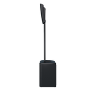 QSC KC12-BK 3000-Watts Active 3-Way Column Loudspeaker System - Black